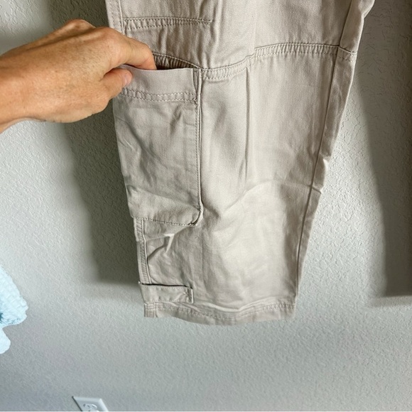 H&M Khaki Straight Leg Cargo Pants - Picture 8 of 9